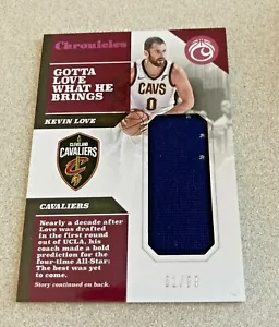 2017-18 Panini Chronicles Swatches Pink #CS-KLV Kevin Love Cavaliers /99 - Picture 1 of 2