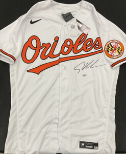 ADLEY RUTSCHMAN Signed Autographed Authentic Orioles Nike Jersey MLB + FANATICS