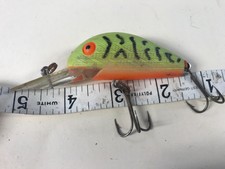 VINTAGE Rebel SUPER R Rattle Crankbait Fishing Lure nice used