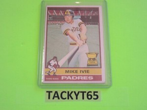 MIKE IVIE (SAN DIEGO PADRES) 1976 TOPPS SINGLE CARD NUMBER  134