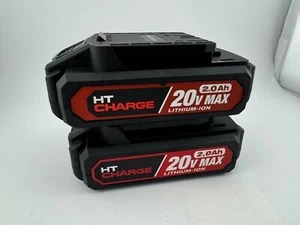 [2-PACK] HYPER TOUGH 20V MAX 2.0AH LITHIUM-ION BATTERY PACK - (HT21-401-003-10) - Picture 1 of 9