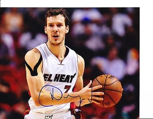 MIAMI HEAT GORAN DRAGIC SIGNED WHITE JERSEY 8X10 - Picture 1 of 1