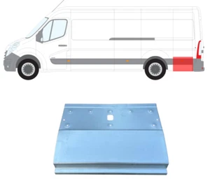 Per Renault Master 2010- Pannello Riparazione Fondo Parete Laterale/L4/Sinistra=Destra - Foto 1 di 3