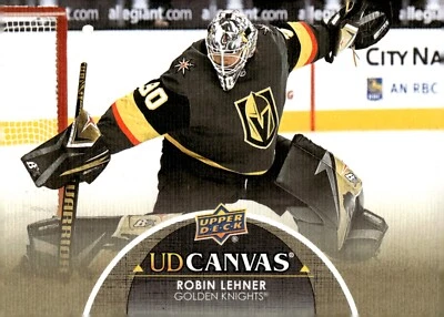 Robin Lehner - 2021-22 Upper Deck Series 1 Canvas Card #C81 - Golden Knights - Image 1 of 2