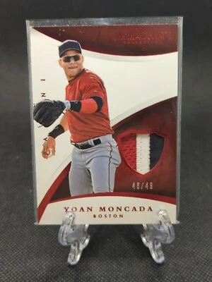 2015 Panini Immaculate Immaculate Swatches Prime /49 Yoan Moncada #69 - Image 1 of 2