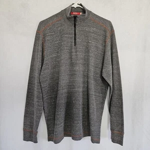 AGAVE Watsonville Felpa Waffle 1/4 Zip Felpa Leggera L Made in USA - Foto 1 di 10