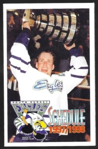 RARE 1997-98 South Surrey Eagles BCHL Hockey Schedule !!! Ramada - Picture 1 of 1