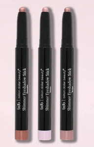 New bdb Amour Shimmer Eyeshadow Stick Trio METALLIC, MOON, BEIGE  .056 oz/1.6g - Picture 1 of 4