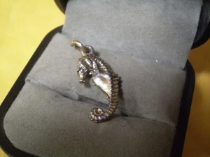 Damen Seepferdchen Anhänger 2,5 Gramm - Bild 1 von 2