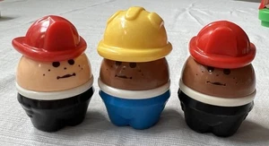 Vintage Little Tikes Toddle Tots Lot Of 3 Chunky Figures People - Picture 1 of 1