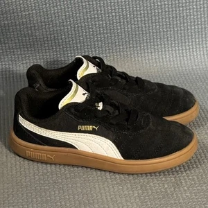 Zapatillas Puma Astro Kick negras de gamuza de caña baja estilo de vida para niños pequeños talla 10C - Imagen 1 de 9