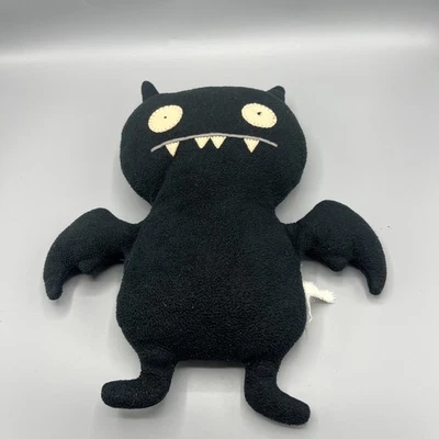 Vintage Ugly Doll Black Ice Bat Plush Sun-Min Kim & David Horvath 13” 2002 - Image 1 of 4