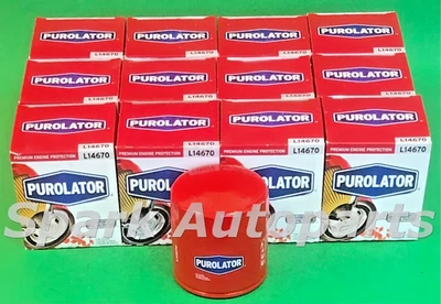 Case of 12 Engine Oil Filter PUROLATOR L14670 For DODGE B150, CHRYSLER, PH43 - Image 1 of 3