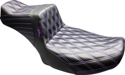 Le Pera Tailwhip Daddy Long Leg Purple Diamond Seat for 2023-2025 Harley Touring - Image 1 of 2