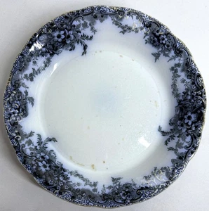 Antique 1907 Alfred Meakin Flow Blue Soup Bowl 7 1/4" - Picture 1 of 7