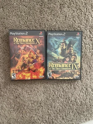 Romance Of The Three Kingdoms IX &X(Sony Playstation 2 ) Complete w REGISTRATIO - Imagem 1 de 2