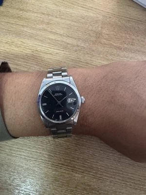 Rolex 6694 Oysterdate Precision Watch Grey Dial - Image 1 of 4