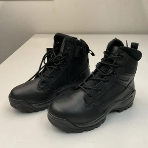 5.11 Stivali tattici da uomo ATAC 2.0 6" con zip laterale, nero, US 7, 12394 - Foto 1 di 7