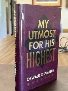 “My Utmost for His Highest” By Chambers, Oswald |Deluxe Bonded Leather Hardcover - Foto 1 di 16