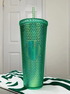 Starbucks Overseas - 2022 Thailand Exclusive Green Bling Studded 24oz Cold Cup - Bild 1 von 8