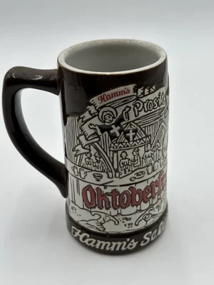 Taza de cerveza Hamms vintage vaso festival de octubre 1973 envío rápido el mismo día Foto 1 de 4