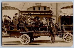 Seattle Washington Packard Sight Seeing Autombile Real Photo Postcard RPPC 1909 - Picture 1 of 2