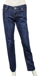 Jeans junior Wet Seal taglia 5 normali lavaggio scuro gamba dritta 30X32 - Foto 1 di 3
