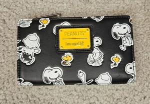 Loungefly Peanuts Snoopy and Woodstock All Over Print Wallet Charlie Brown Purse - Picture 1 of 6