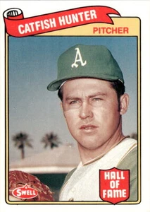1989 Swell Baseball Greats #10 Catfish Hunter - Picture 1 of 2
