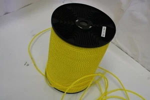 Cuerda Polypro trenzada 3/16" amarillo 1200' carrete 650 resistencia a la tracción - Imagen 1 de 5