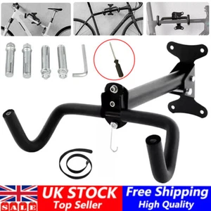 1pc Bike Storage Hanger Wall Mounted Folding Hook Bicycle Rack Garage Stand Tool - Picture 1 of 14