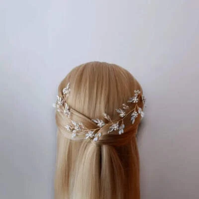 MARKENLOS Hochzeit Haarschmuck Blumen Blätter Braut Schmuck Handgemachter Kopfschmuck Prin