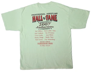 Pro Wrestling Hall of Fame 2007 Inductees T-Shirt XL 100% Cotton PWHF - Picture 1 of 8