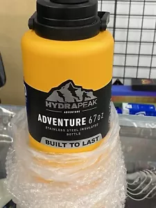 67oz Adventure Sports Water Flask, Vacuum Insulated Water Bottle, Leak-proof ... - Picture 1 of 2