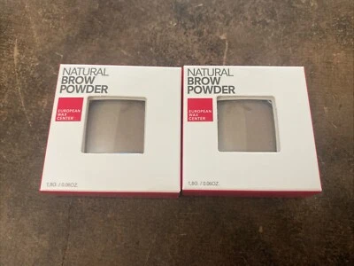 2 X European Wax Center Natural Brow Powder Florence 0.06 oz New - Image 1 of 4