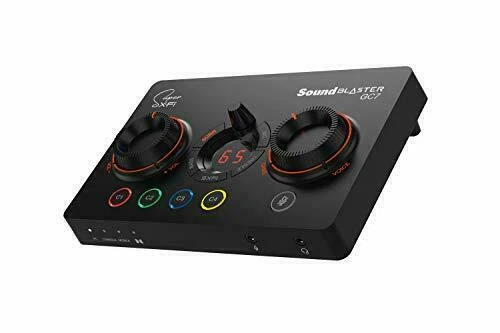 Creative Sound Blaster GC7 Game Streaming DAC Amp Ft Programmable Buttons - Black (SB1850)