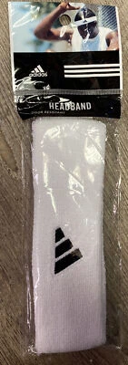Diadema Adidas Overtime blanca resistente a olores PB 1173 baloncesto Wayne Chism Foto 1 de 4