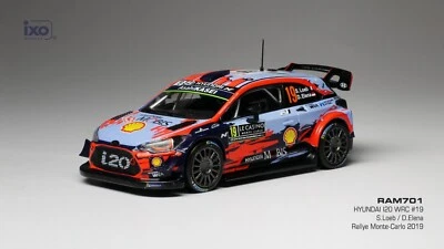 IXO RAM701 1/43 HYUNDAI I20 Coupe WRC #19 Sébastien LOEB Rallye Monte-Carlo 2019 - Immagine 1 di 4