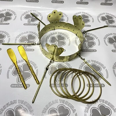 MARAVILLA NEW LIFE Herramientas De Oshun Yoruba Ifa Santeria Corona Oshun