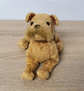 Peluche Ty Beanie cane baffi 14 cm ottime condizioni vintage originale - Foto 1 di 11