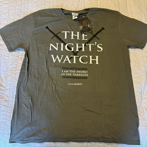 Game Of Thrones Nights Watch Xl Tshirt Short Sleeve Gildan NEW WITH TAGS Cotton - Picture 1 of 7