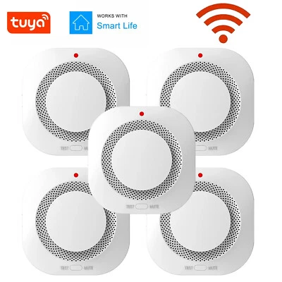 Smart Wi-Fi Smoke Alarm WiFi Fire Alarm Fire Alarm Smart Smoke Alarm - Image 1 of 4