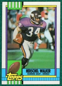 Herschel Walker - 1990 Topps #105 - Minnesota Vikings Football Card - Picture 1 of 2
