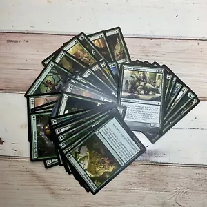 Magic The Gathering 35 Card No Duplicates Bundle ( Green ) Vintage Set. - Foto 1 di 1