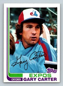 1982 Topps #730 - Gary Carter - Montreal Expos - Catcher - Picture 1 of 2