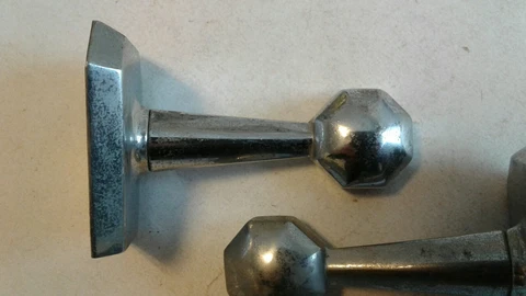 Vintage bathroom towel bar ends Cover