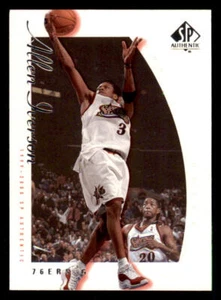1999-00 SP Authentic #60 Allen Iverson - Picture 1 of 2