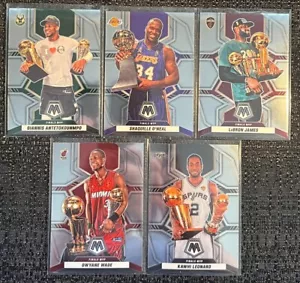 2021-22 Mosaic Basketball FINALS MVPS Complete Your Set You Pick Card #296-300 - Picture 1 of 6