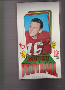1970 TOPPS SUPER FOOTBALL EMPTY BOX  - Bild 1 von 6