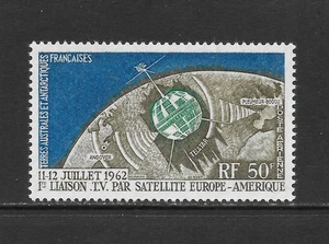 FRANZÖSISCHES SÜD- UND ANTARKTISGEBIET SCOTT C5 POSTFRISCH SS - 1962 50fr LUFTPOSTAUSGABE - Bild 1 von 2